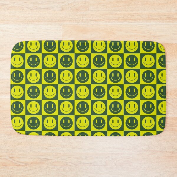 Item preview, Retro Toxic Green Smiley Faces designed and sold by So70s.