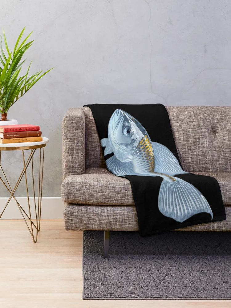 Thumbnail 2 of 6, Throw Blanket, Crystal Fish designed and sold by Rothnaric.