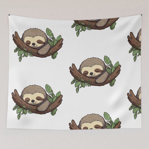 Item preview, CUTE CHIBI & ADORABLE SLOTH designed and sold by Chatna-Chibi.