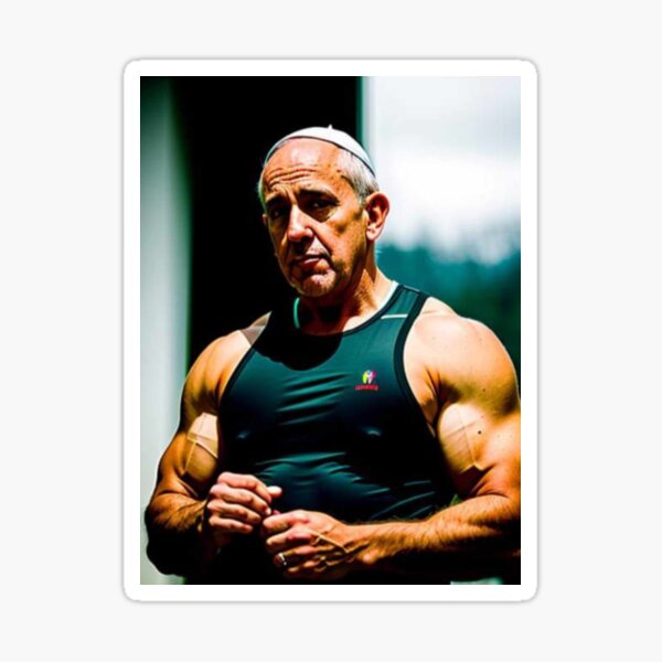 Item preview, Buff Pope Francis designed and sold by CheeseBlueprint.