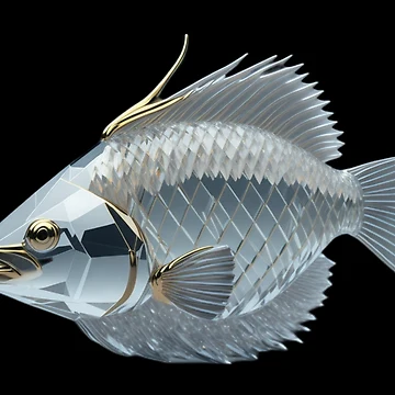 Imagen de la obra Crystal Fish Carp de Rothnaric
