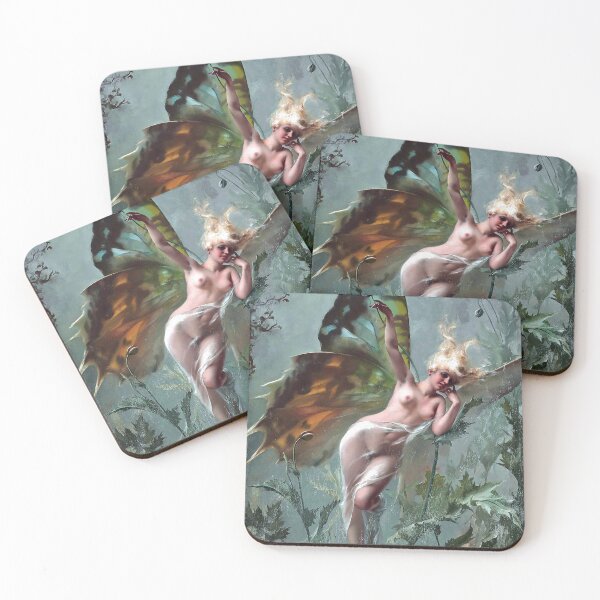 Item preview, Femme Papillon - aka The Poppy Fairy - Luis Ricardo Falero designed and sold by forgottenbeauty.