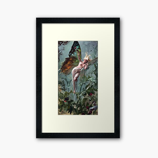 Item preview, Femme Papillon - aka The Poppy Fairy - Luis Ricardo Falero designed and sold by forgottenbeauty.