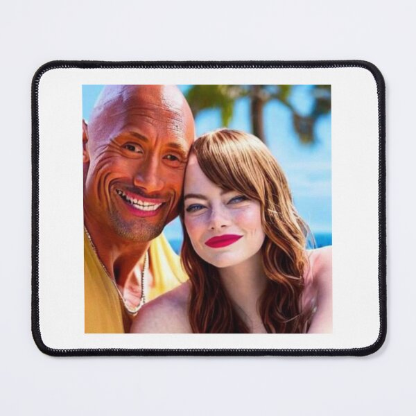 Item preview, Emma Stone and The Rock designed and sold by CheeseBlueprint.