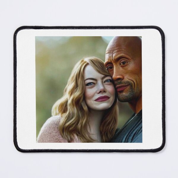 Item preview, Emma Stone and The Rock 02 designed and sold by CheeseBlueprint.