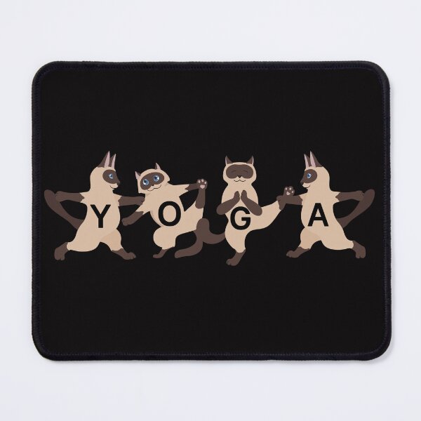 Item preview, yoga cats designed and sold by misslizzyspin.