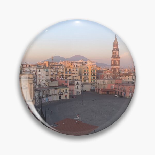 Item preview, Piazza del Mercato Mount Vesuvius Napoli Italy Naples designed and sold by RossDillon.