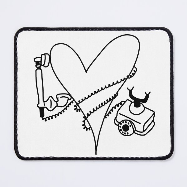 Item preview, Heart and phone designed and sold by Localravenclaw2.