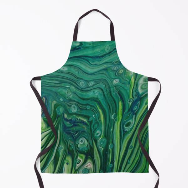 Item preview, Enchanting Green Tones: Mesmerizing Fluid Art Ring Pour Painting designed and sold by AussieMuma.
