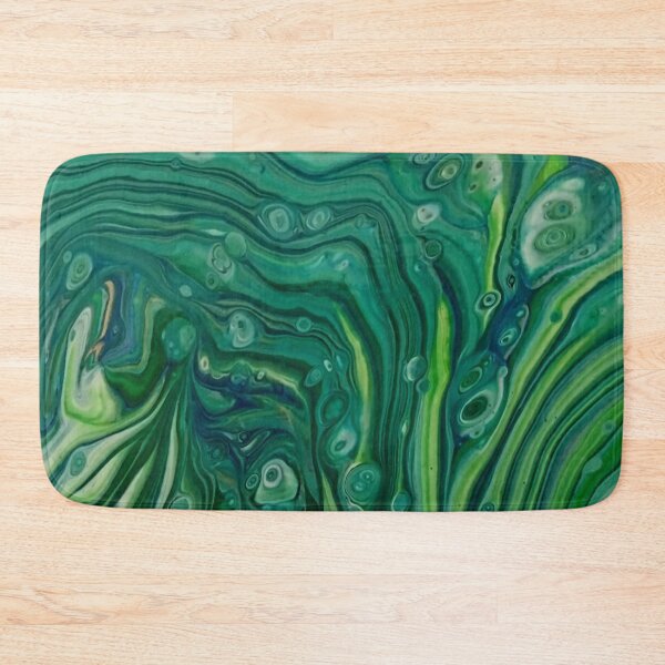 Item preview, Enchanting Green Tones: Mesmerizing Fluid Art Ring Pour Painting designed and sold by AussieMuma.
