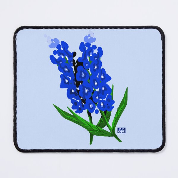 Item preview, Blue Bonnets Doodle designed and sold by MrHinkleDraws.