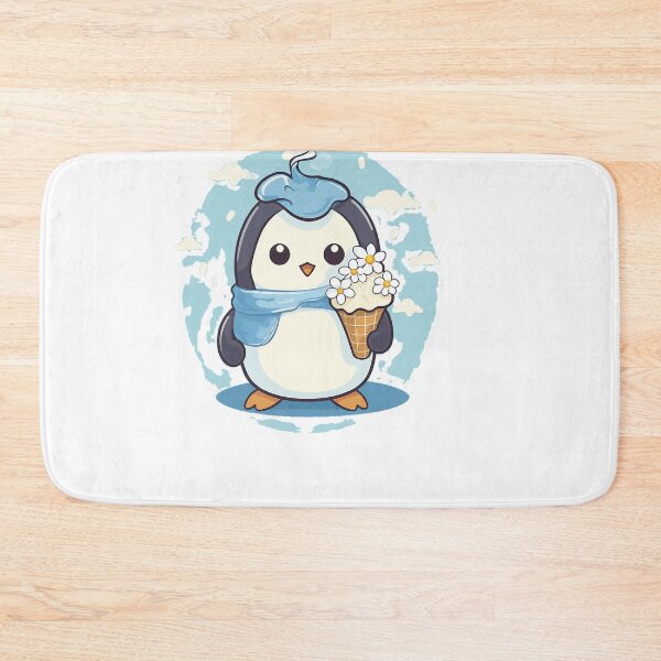 Item preview, Chibi Penguin with Ice Cream designed and sold by MuseOfMilo.