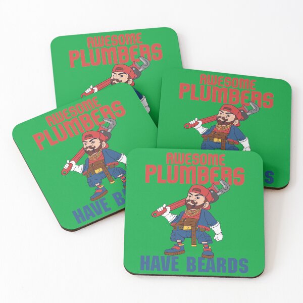 Item preview, Awesome plumbers have beards : plumbing lover designed and sold by ImaginarStore.