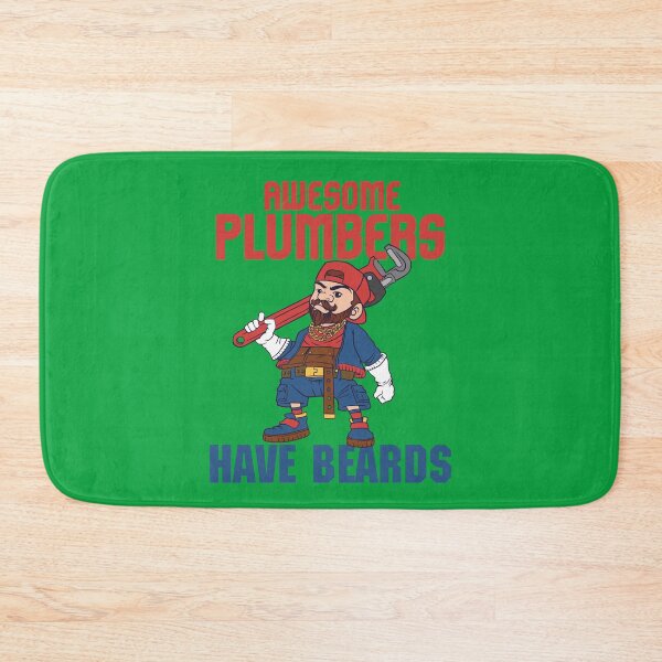 Item preview, Awesome plumbers have beards : plumbing lover designed and sold by ImaginarStore.