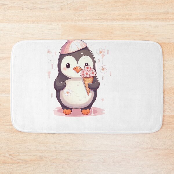 Item preview, Chibi Penguin with Ice Cream designed and sold by MuseOfMilo.