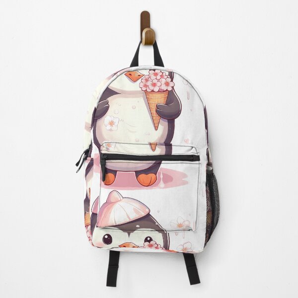 Item preview, Chibi Penguin with Ice Cream designed and sold by MuseOfMilo.