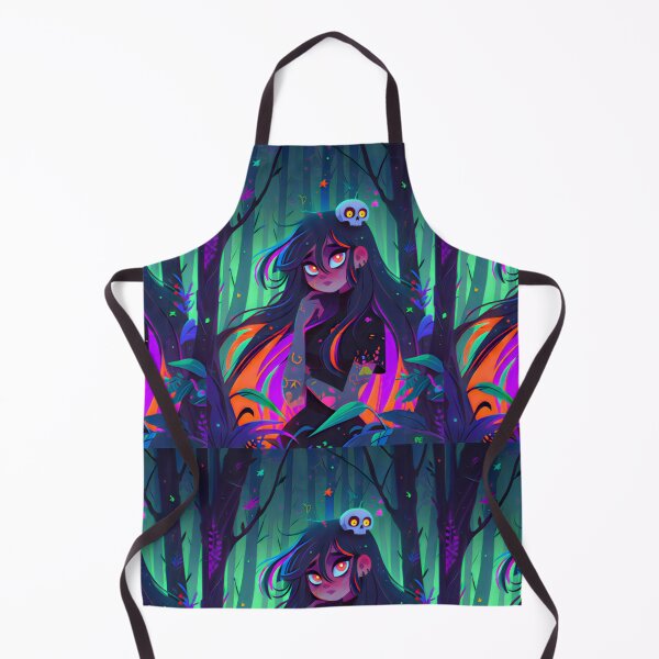 Item preview, Spooky Forest Kawaii Goth Girl designed and sold by BoudiccaLondon.
