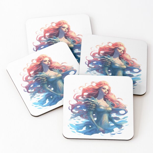 Item preview, Scarlet Siren's Song Mermaid designed and sold by bellarock.