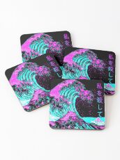 Aesthetic: The Great Wave off Kanagawa - Hokusai Coasters