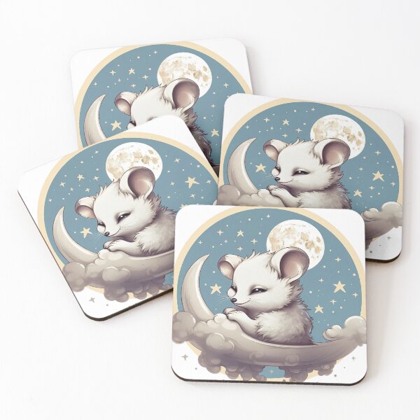 Item preview, Possum on Moonlit Night designed and sold by MuseOfMilo.