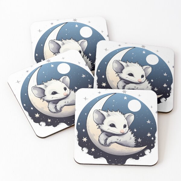 Item preview, Possum on Moonlit Night designed and sold by MuseOfMilo.