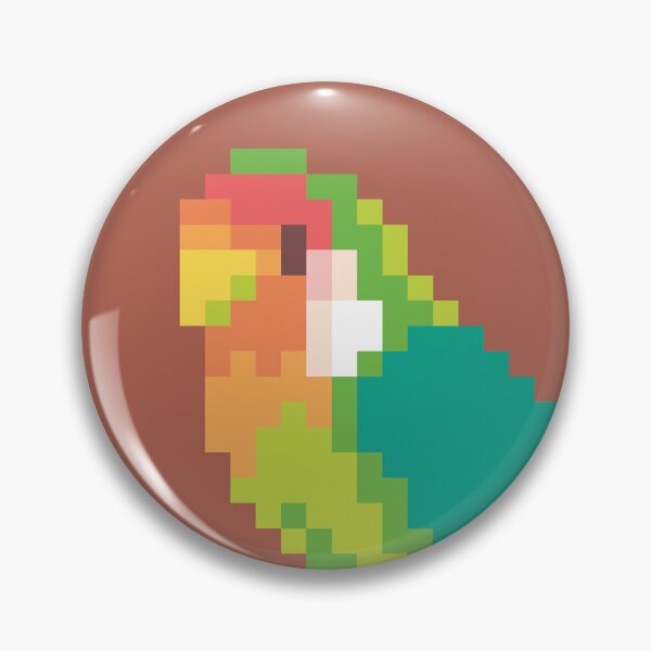 Item preview, Cotorra Colorida Pixelart designed and sold by Lizard Wizard.