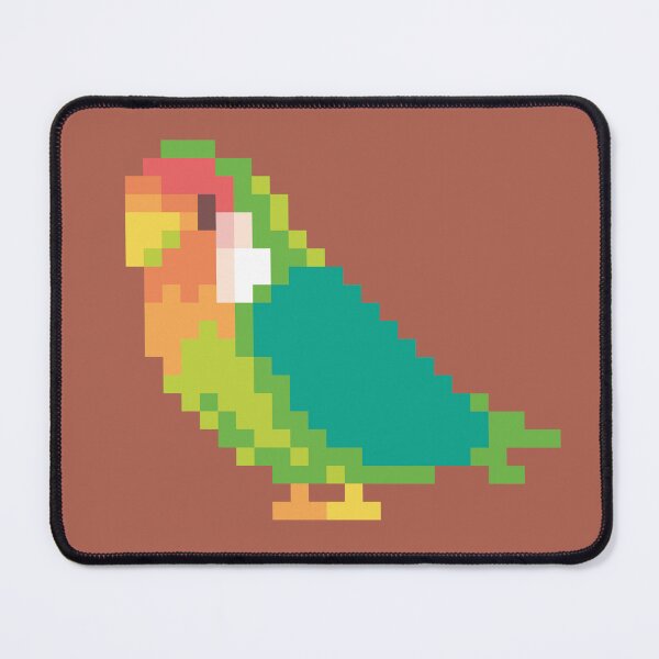 Item preview, Lovebird Pixelart designed and sold by Lizard Wizard.
