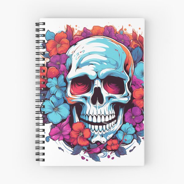 Item preview, Flowerlit Skull designed and sold by MuseOfMilo.
