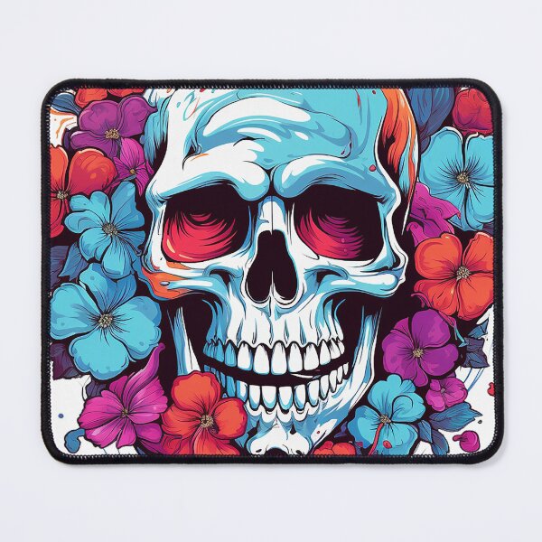 Item preview, Flowerlit Skull designed and sold by MuseOfMilo.