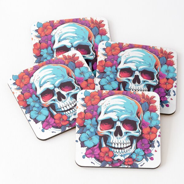 Item preview, Flowerlit Skull designed and sold by MuseOfMilo.