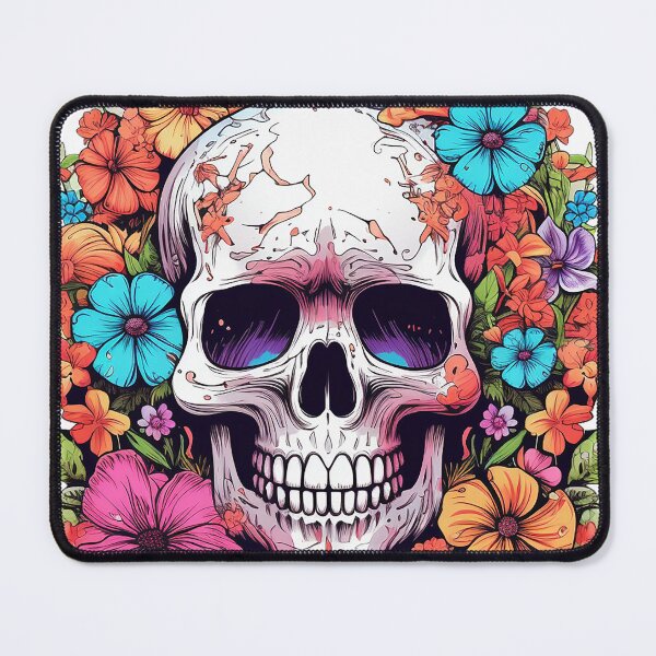 Item preview, Flowerlit Skull designed and sold by MuseOfMilo.