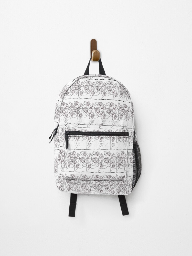 Thumbnail 1 of 3, Backpack, Flower Print Collection designed and sold by creativ3studio.