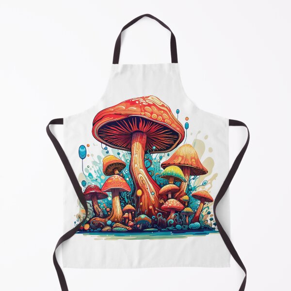 Item preview, Mushrooms Art - DMT Art - Fantasy Shroom Illustration - Trippy designed and sold by AlanPhotoArt.