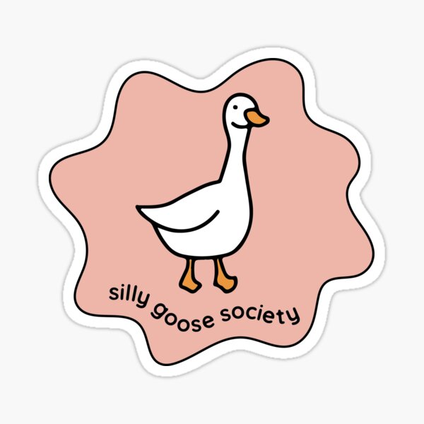 Silly Goose Society - Pink Sticker