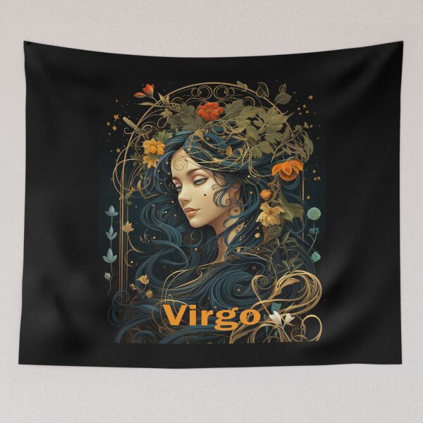 Item preview, Virgo: A Floral Maiden Rising from a Wheat Field designed and sold by JLCableStudio.