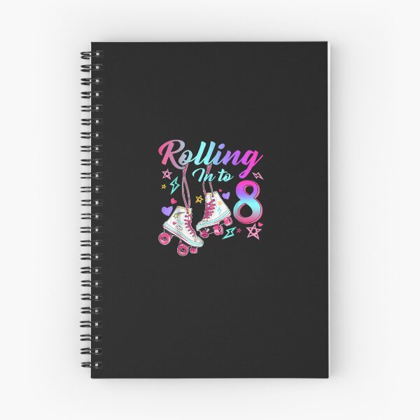 Item preview, Rolling Into 8Th Birthday Roller Skates 8 Year Old Rolling  designed and sold by KurtisBrooksa.
