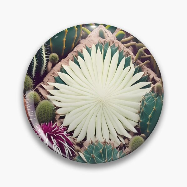 Item preview,  "The Visionary Garden: Where Cacti Unveil the Secrets of the Universe" designed and sold by Transelasticart.