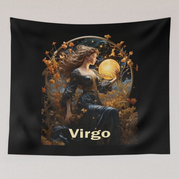 Item preview, Virgo: A Floral Maiden Rising from a Wheat Field designed and sold by JLCableStudio.