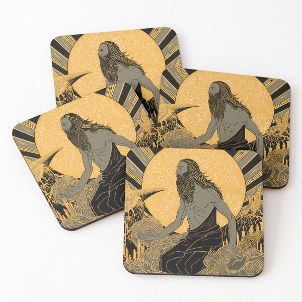 Item preview, John The Baptist - Linocut Art designed and sold by LampDigiArt.