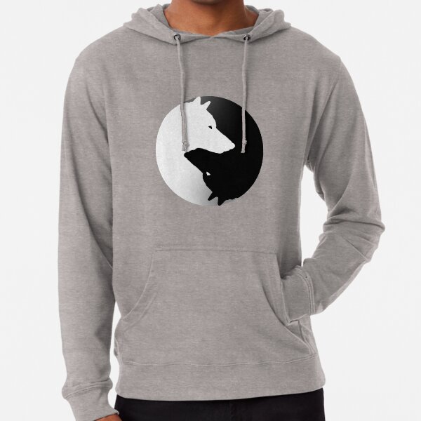 Yin Yang Wolf Hoodies Sweatshirts for Sale Redbubble