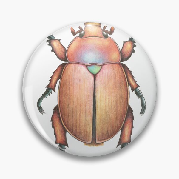 Item preview, Christmas Beetle (anoplognathus montanus) designed and sold by Suzanne Houghton.