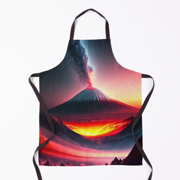 Item preview, Mountain red volcano erupt designed and sold by irishloore.