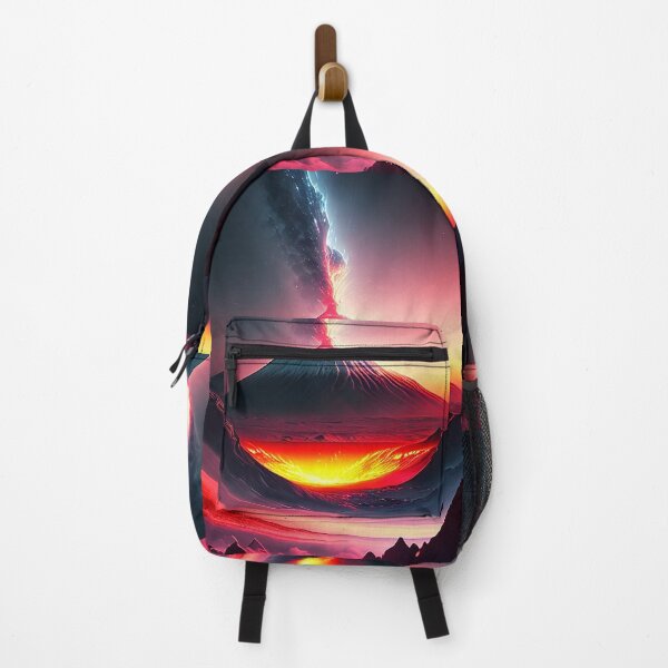 Item preview, Mountain red volcano erupt designed and sold by irishloore.