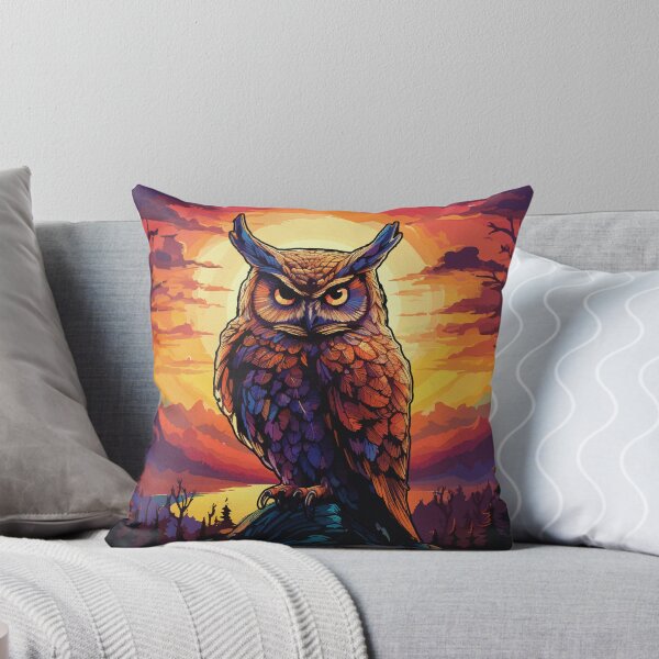 Item preview, Owl in Sunset designed and sold by jojolix.