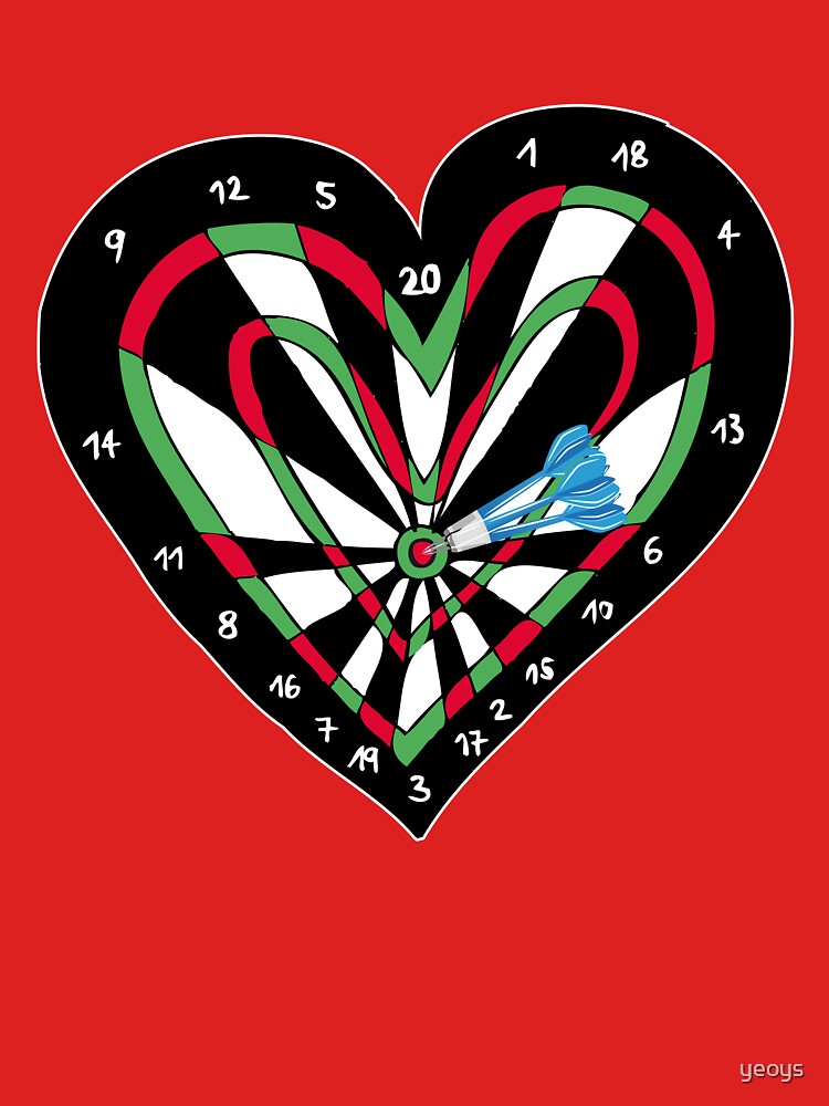 Cupid's Arrow - Funny Dart Player Pun Gift von yeoys