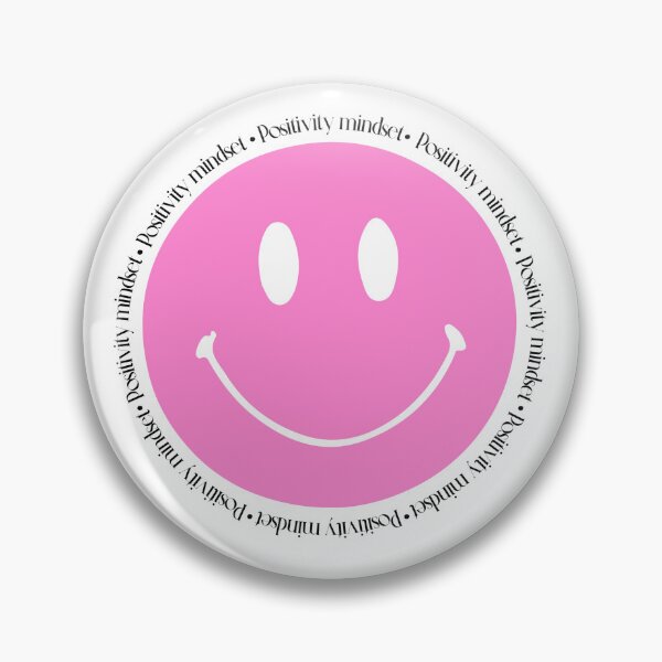 Item preview, Positivity mindset. fuchsia happy face designed and sold by TuArmarioOnline.