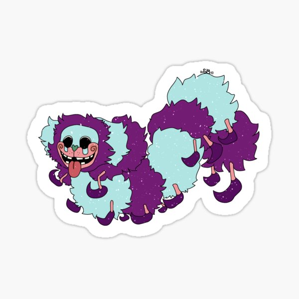 Poppy Playtime PJ Pug-a-pillar 6x6cm Sticker 