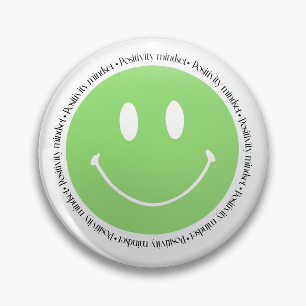 Item preview, Positivity mindset. green happy face designed and sold by TuArmarioOnline.