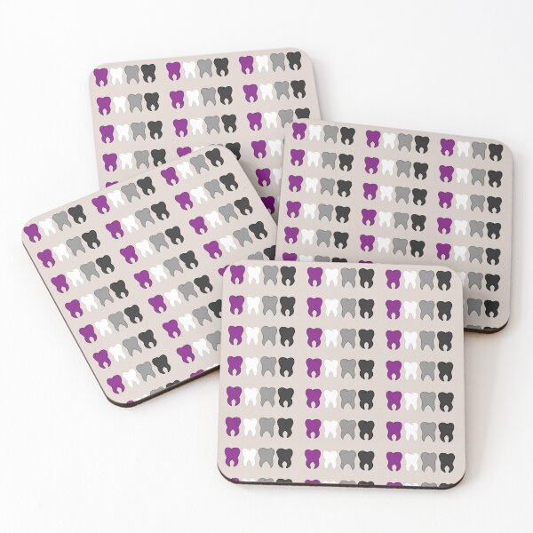 Item preview, Asexual Pride Teeth designed and sold by thehippiehygienist.
