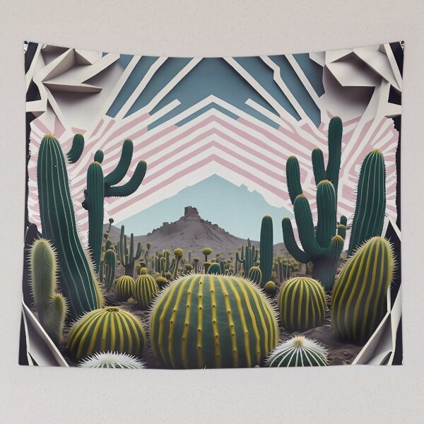 Item preview, "The Alchemy of the Desert: When Cacti Turn into Magical Potions" designed and sold by Transelasticart.